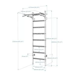 BenchK 221 Wallbars 15 BenchK 221 Wallbars -Sports and Fitness Shop 4 BenchK 221W