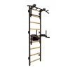 BenchK 732 Fitness Black Stall Bar For Home 1 BenchK 732 Fitness Black Stall Bar For Home -Sports and Fitness Shop Black gymnastic wall bar BenchK