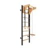 BenchK 211 + A076 Swedish Ladder For Kids With Gymnastic Accessories -Sports and Fitness Shop Black multifunctional wall bar B