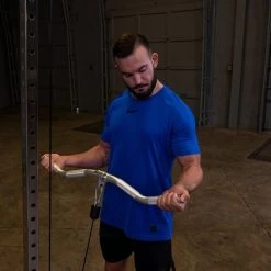 Body Solid Body-Solid Aluminum Revolving Curl Bar -Sports and Fitness Shop Body SolidAluminumRevolvingCurlBarExercise2