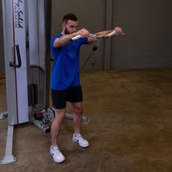 Body Solid Body-Solid Aluminum Revolving Curl Bar -Sports and Fitness Shop Body SolidAluminumRevolvingCurlBarExercise4