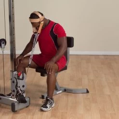 Body Solid Body-Solid Leather Head Harness -Sports and Fitness Shop Body SolidLeatherHeadHarnessExercise3