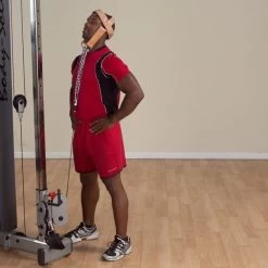 Body Solid Body-Solid Leather Head Harness -Sports and Fitness Shop Body SolidLeatherHeadHarnessExercise6