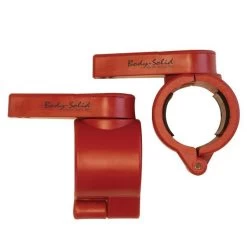 Body Solid Body-Solid Muscle Clamps -Sports and Fitness Shop Body SolidMuscleClampsSideViewRed
