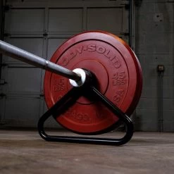 Body Solid Body-Solid Olympic Bar Stand (single) -Sports and Fitness Shop Body SolidOlympicBarStand single FrontSideView