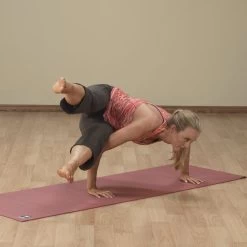 Body Solid Body-Solid Tools Yoga Mat Red 5mm -Sports and Fitness Shop Body SolidToolsYogaMatRed5mmExercise13