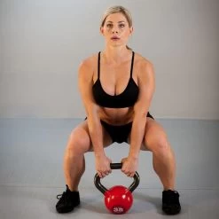 Body Solid Body-Solid Vinyl Dipped Kettleballs Sets 20 Body Solid Body-Solid Vinyl Dipped Kettleballs Sets -Sports and Fitness Shop Body SolidVinylDippedKettleballsSetsExercise1