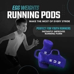 Egg Weights 1.0 Lb Set Youth Running Pods -Sports and Fitness Shop EggWeights1.0LbSetYouthRunningPodsPurple