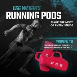Egg Weights 2.0 Lb Set Adult Running Pods -Sports and Fitness Shop EggWeights2.0LbSetAdultRunningPodsPink