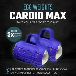 Egg Weights 3Lbs Cardio Max With Bag -Sports and Fitness Shop EggWeights3LbsCardioMaxWithBagPurple