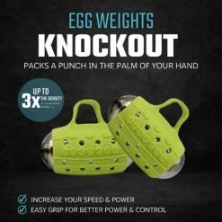 Egg Weights 4Lbs Knockout With Bag 11 Egg Weights 4Lbs Knockout With Bag -Sports and Fitness Shop EggWeights4LbsKnockoutWithBagLimeGreen