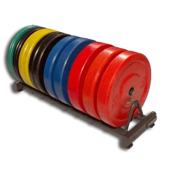 Body Solid Bumper Plate Rack -Sports and Fitness Shop GBPR10 LOADED 600px