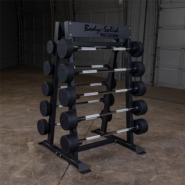 Body Solid Fixed Barbell, Fixed Curl Bar Rack 6 Body Solid Fixed Barbell, Fixed Curl Bar Rack - Image 4