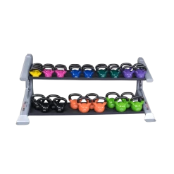 Body Solid Pro Club Line SDKR 2 Tier Kettlebell Rack -Sports and Fitness Shop SDKR500KB KBV DSF7349 1500px