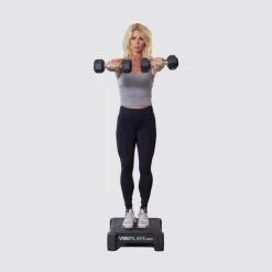 VibePlate Mini -Sports and Fitness Shop VP Small with dumbells 600x701 1
