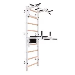 BenchK 732 Fitness Black Stall Bar For Home -Sports and Fitness Shop White gymnastic wall bar BenchK 1043c476 90f8 40b2 826f e9483dce21be