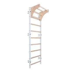 BenchK 711 Wall Bars With Wooden Pull Up Bar -Sports and Fitness Shop White gymnastic wall bar BenchK 62a4dcde 4b4d 44cb 88f4 5b9e932240ce