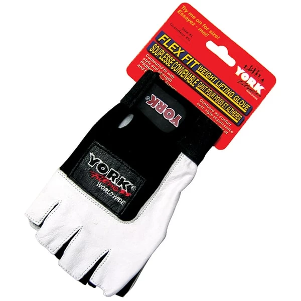 York Barbell Flex Fit Weight Lifting Gloves 3 York Barbell Flex Fit Weight Lifting Gloves