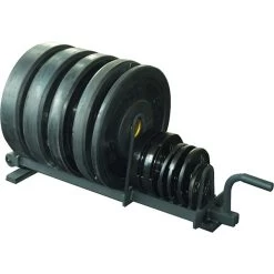 York Barbell Half Set Horizontal Weight Plate Rack