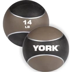 York Barbell Medicine Ball -Sports and Fitness Shop YorkBarbellMedicineBall14lbs