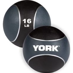 York Barbell Medicine Ball -Sports and Fitness Shop YorkBarbellMedicineBall16lbs