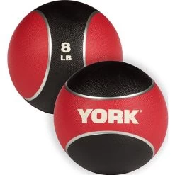 York Barbell Medicine Ball -Sports and Fitness Shop YorkBarbellMedicineBall8lbs