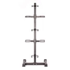 York Barbell Medicine Ball Storage Rack – 7 Ball – Vertical -Sports and Fitness Shop YorkBarbellMedicineBallStorageRack 7ball VerticalFrontView