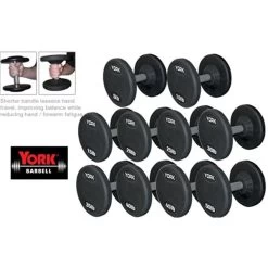 York Barbell Pro Style Dumbbell Set