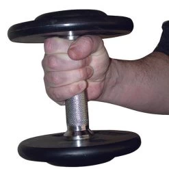 York Barbell Pro Style Dumbbell -Sports and Fitness Shop YorkBarbellProStyleDumbbellVerticalFrontView