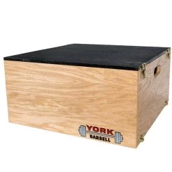 York Barbell Stackable Plyo / Step-Up Box -Sports and Fitness Shop YorkBarbellStackablePlyoStep UpBox24x24x12