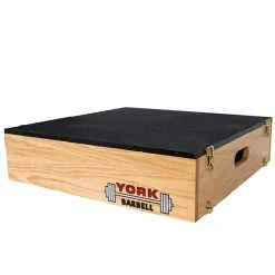 York Barbell Stackable Plyo / Step-Up Box -Sports and Fitness Shop YorkBarbellStackablePlyoStep UpBox24x24x6
