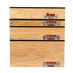 York Barbell Stackable Plyo / Step-Up Box -Sports and Fitness Shop YorkBarbellStackablePlyoStep UpBoxFrontView