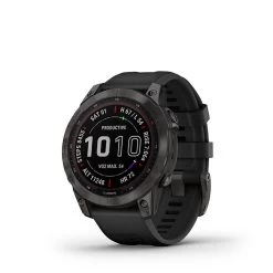 Garmin Fenix 7 Sapphire Solar Multisport Smartwatch 24 Garmin Fenix 7 Sapphire Solar Multisport Smartwatch -Sports and Fitness Shop fenix 7 sapphire solar carbon gray dlc titanium with black band 1