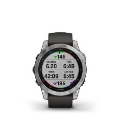 Garmin Fenix 7 Multisport GPS Smartwatch -Sports and Fitness Shop fenix 7 silver with graphite band 8