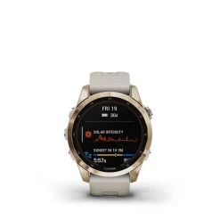 Garmin Fenix 7S Sapphire Solar Multisport GPS Smartwatch 35 Garmin Fenix 7S Sapphire Solar Multisport GPS Smartwatch -Sports and Fitness Shop fenix 7s sapphire solar cream gold titanium with light sand band 2