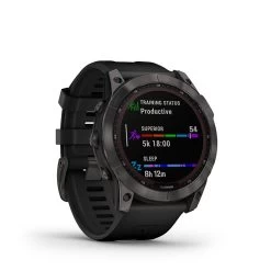 Garmin Fenix 7X Sapphire Solar Multisport GPS Smartwatch -Sports and Fitness Shop fenix 7x sapphire solar carbon gray dlc titanium with black band 3