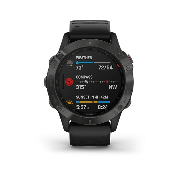 Garmin Fenix 6 Sapphire Multisport GPS Smartwatch 9 Garmin Fenix 6 Sapphire Multisport GPS Smartwatch - Image 7