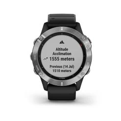 Garmin Fenix 6 Multisport GPS Smartwatch -Sports and Fitness Shop garmin fenix 6 silver with black band 010 02158 00 2