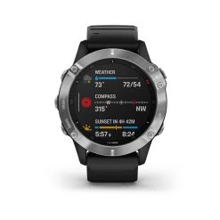 Garmin Fenix 6 Multisport GPS Smartwatch -Sports and Fitness Shop garmin fenix 6 silver with black band 010 02158 00 7