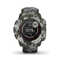 Garmin Instinct Solar Sportsman Camo Edition GPS Smartwatch -Sports and Fitness Shop garmin instinct solar sportsman edition lichen camo 010 02293 16 2