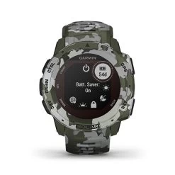 Garmin Instinct Solar Sportsman Camo Edition GPS Smartwatch -Sports and Fitness Shop garmin instinct solar sportsman edition lichen camo 010 02293 16 4