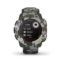 Garmin Instinct Solar Sportsman Camo Edition GPS Smartwatch -Sports and Fitness Shop garmin instinct solar sportsman edition lichen camo 010 02293 16 5