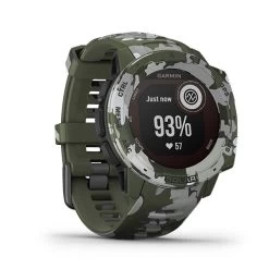 Garmin Instinct Solar Sportsman Camo Edition GPS Smartwatch -Sports and Fitness Shop garmin instinct solar sportsman edition lichen camo 010 02293 16 7
