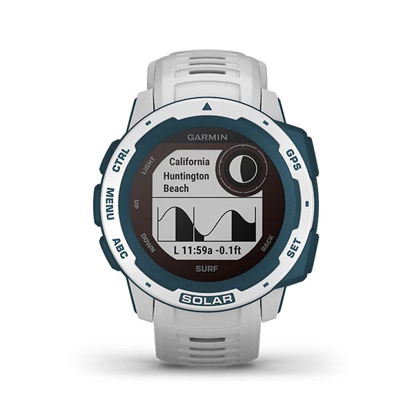 Garmin Instinct Solar Surf Edition GPS Smartwatch 5 Garmin Instinct Solar Surf Edition GPS Smartwatch - Image 3