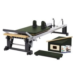 Merrithew Pilates At Home Pro Reformer Package -Sports and Fitness Shop merrithew at home pro reformer package yew green