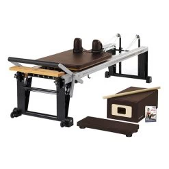 Merrithew Rehab V2 Max Reformer Package -Sports and Fitness Shop merrithew rehab v2 max reformer package chestnut brown