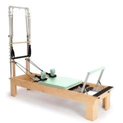 Elina Pilates Physio Wood Reformer With Tower 18 Elina Pilates Physio Wood Reformer With Tower -Sports and Fitness Shop physio wood reformer with tower green