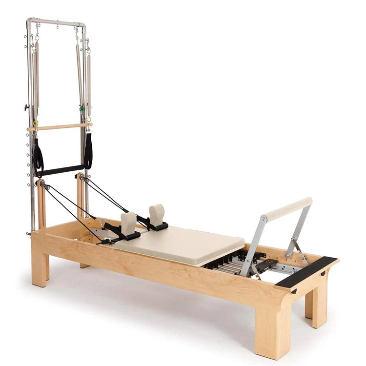 Elina Pilates Physio Wood Reformer With Tower 5 Elina Pilates Physio Wood Reformer With Tower - Image 3
