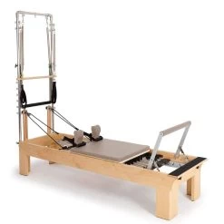 Elina Pilates Physio Wood Reformer With Tower 21 Elina Pilates Physio Wood Reformer With Tower -Sports and Fitness Shop physio wood reformer with tower mocha