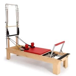 Elina Pilates Physio Wood Reformer With Tower 19 Elina Pilates Physio Wood Reformer With Tower -Sports and Fitness Shop physio wood reformer with tower red
